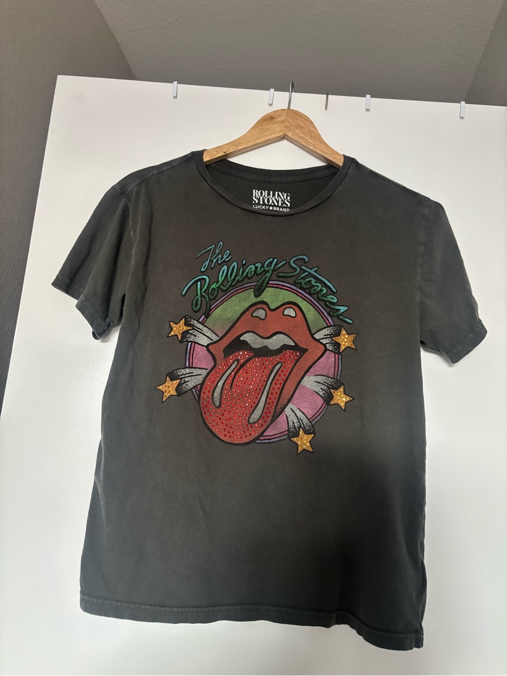 Rolling Stones Graphic Tee - Lucky brand  - Dark grey